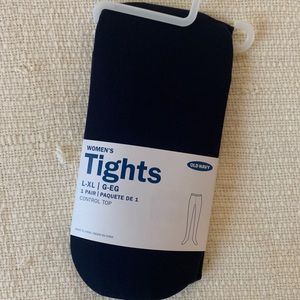 NWT Women’s Control Top Old Navy Tights